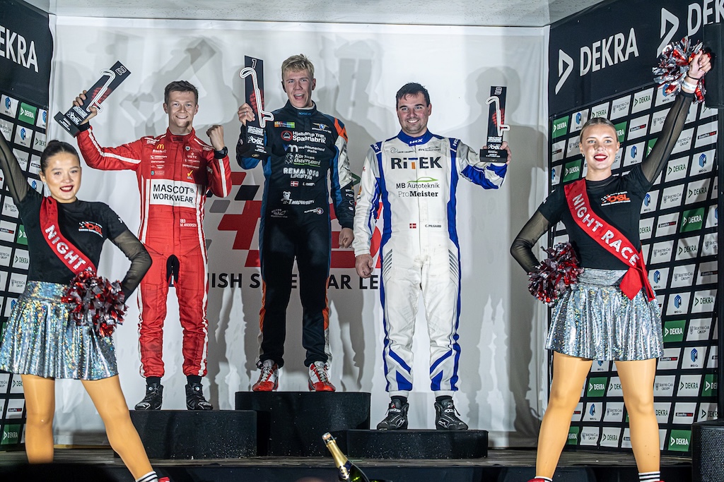 Kæmpe gennembrud for Alex Maansen: Vinder Night Race.
(Foto: Niklas Majgaard)